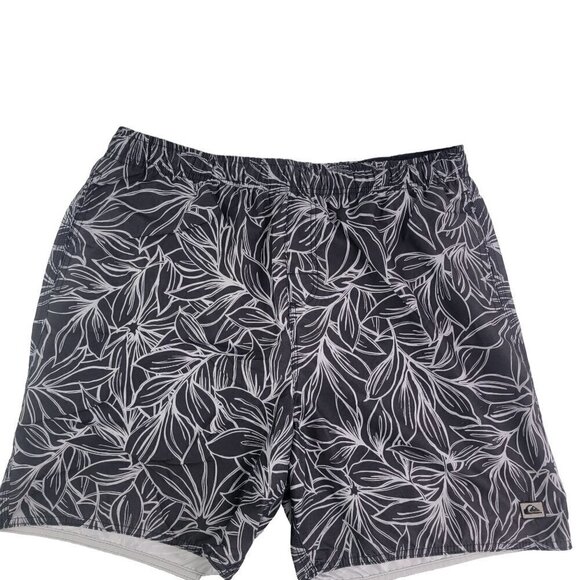 Quiksilver Men’s XL Drawstring Waist Swim Trunks Meshed Lined - Picture 5 of 12